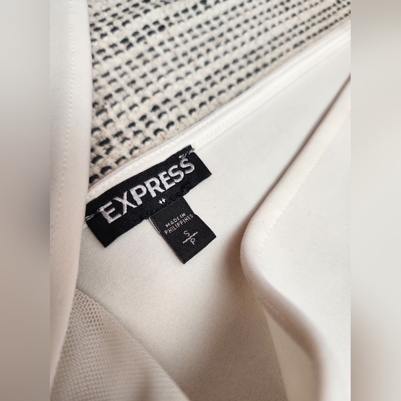 SOLD Express white peplum Blouse - Picture 3 of 7